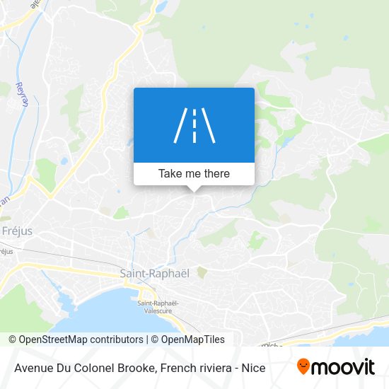 Avenue Du Colonel Brooke map