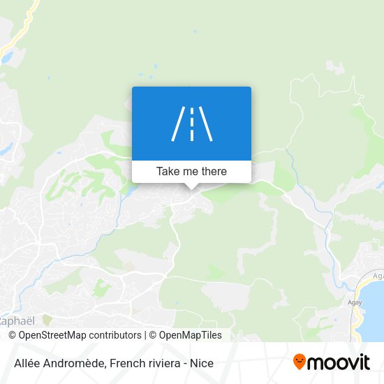 Allée Andromède map