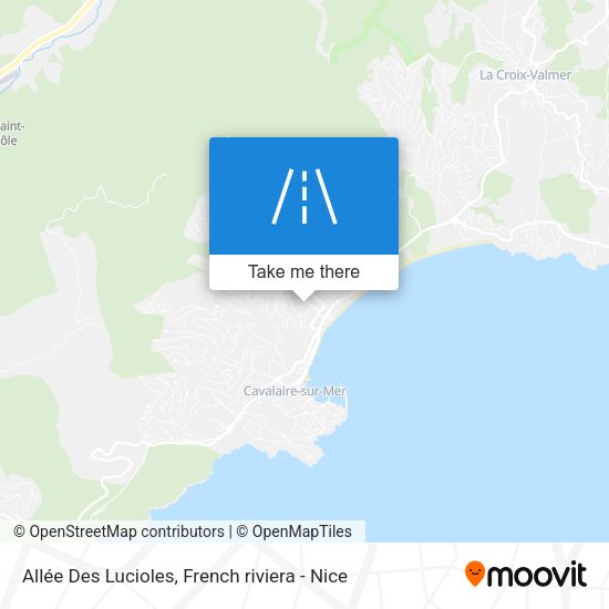 Allée Des Lucioles map