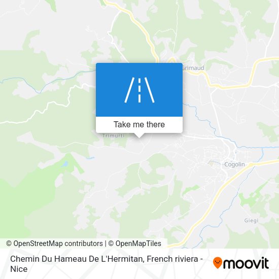 Chemin Du Hameau De L'Hermitan map