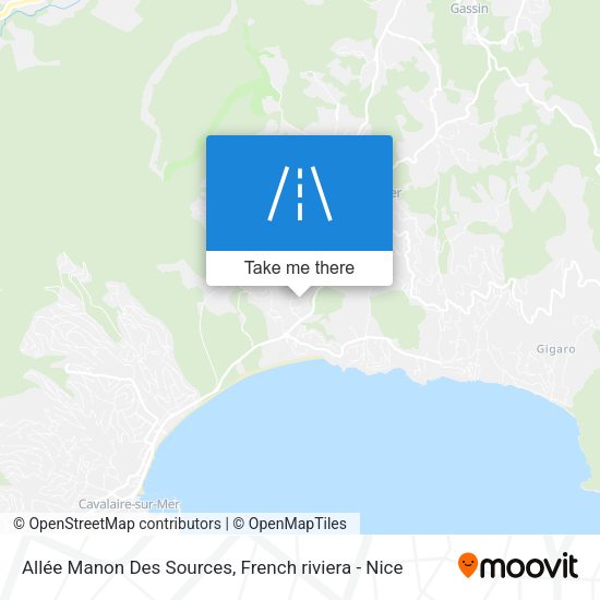 Allée Manon Des Sources map