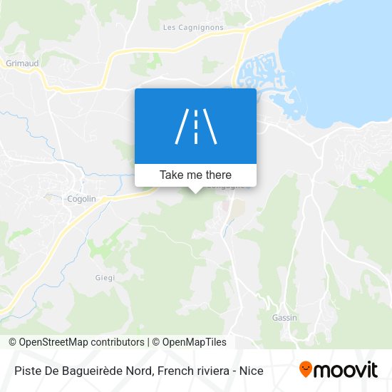 Piste De Bagueirède Nord map