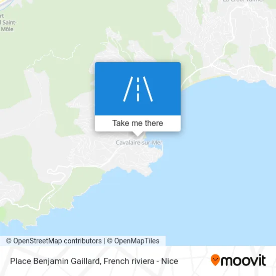 Place Benjamin Gaillard map