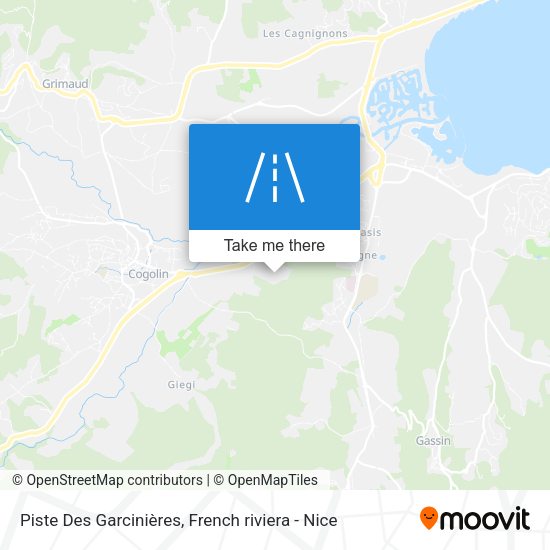 Piste Des Garcinières map