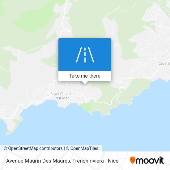 Avenue Maurin Des Maures map