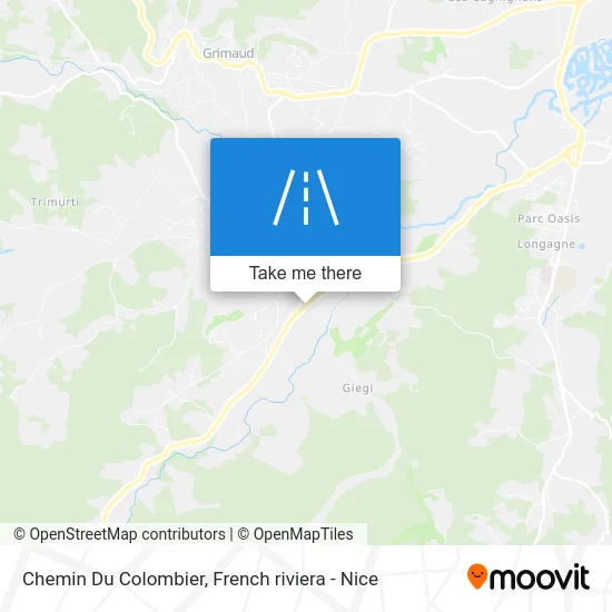 Chemin Du Colombier map
