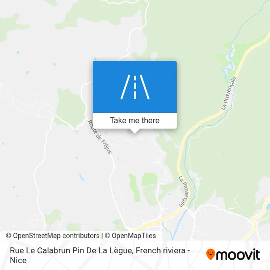 Rue Le Calabrun Pin De La Lègue map
