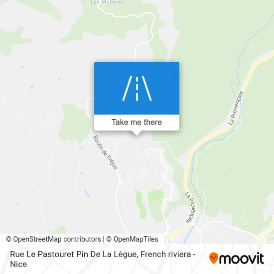Rue Le Pastouret Pin De La Lègue map