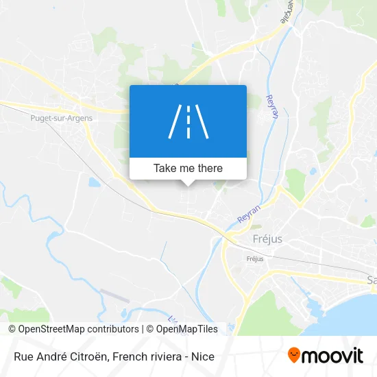 Rue André Citroën map