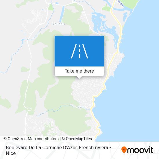 Boulevard De La Corniche D’Azur map