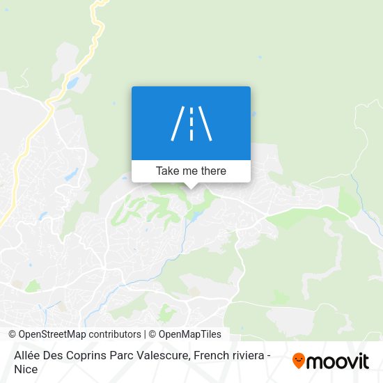 Allée Des Coprins Parc Valescure map