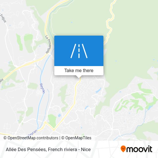 Allée Des Pensées map