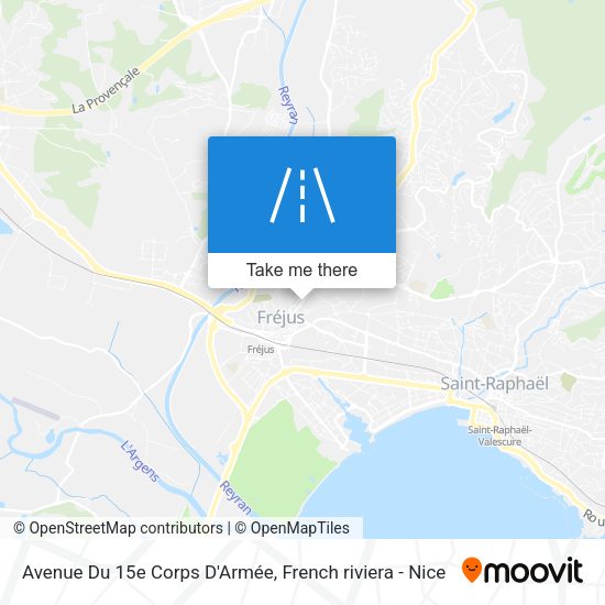 Avenue Du 15e Corps D'Armée map