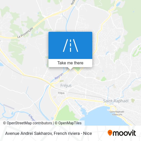 Avenue Andreï Sakharov map