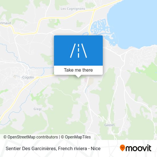 Sentier Des Garcinières map