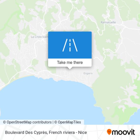 Boulevard Des Cyprès map