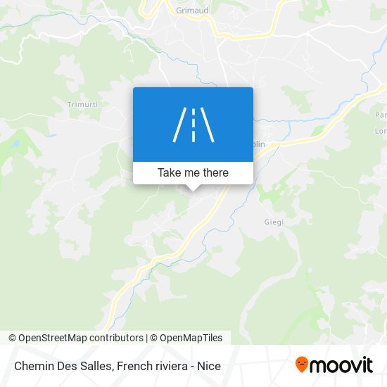 Chemin Des Salles map