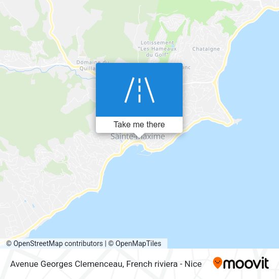 Avenue Georges Clemenceau map