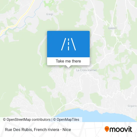 Rue Des Rubis map