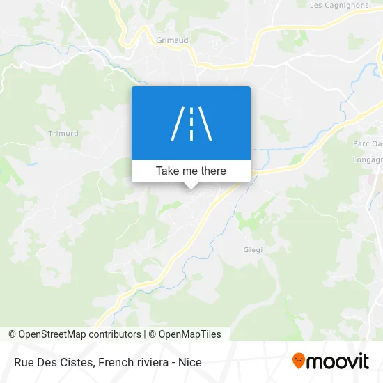 Rue Des Cistes map