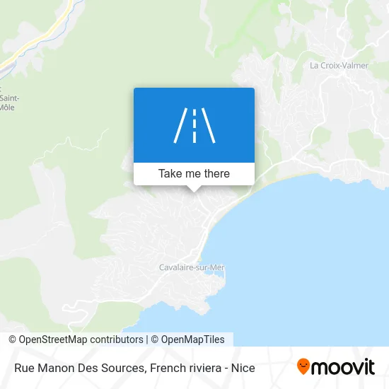 Mapa Rue Manon Des Sources