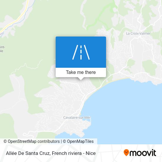 Allée De Santa Cruz map