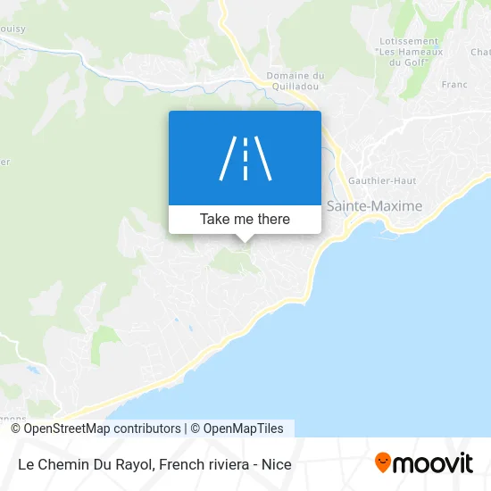 Le Chemin Du Rayol map