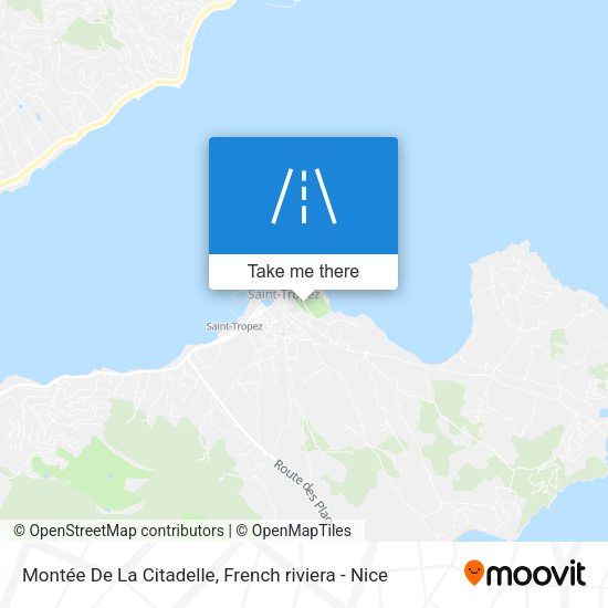 Montée De La Citadelle map