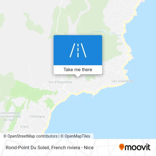 Mapa Rond-Point Du Soleil