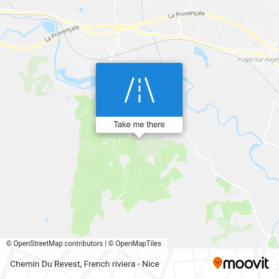 Chemin Du Revest map