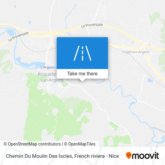 Chemin Du Moulin Des Iscles map