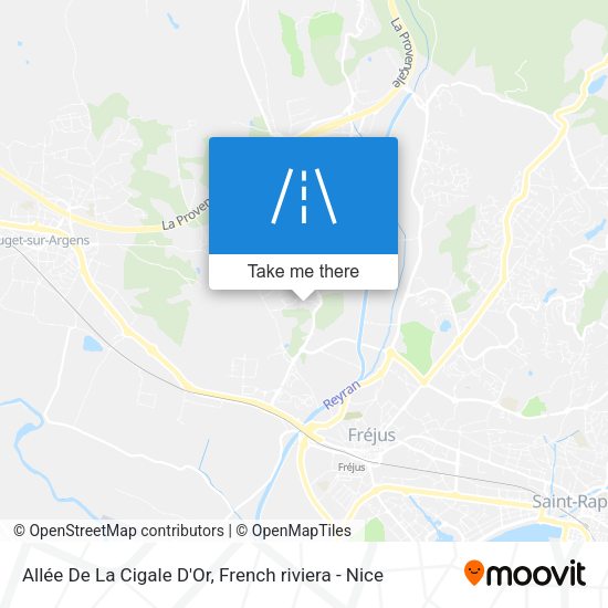 Allée De La Cigale D'Or map