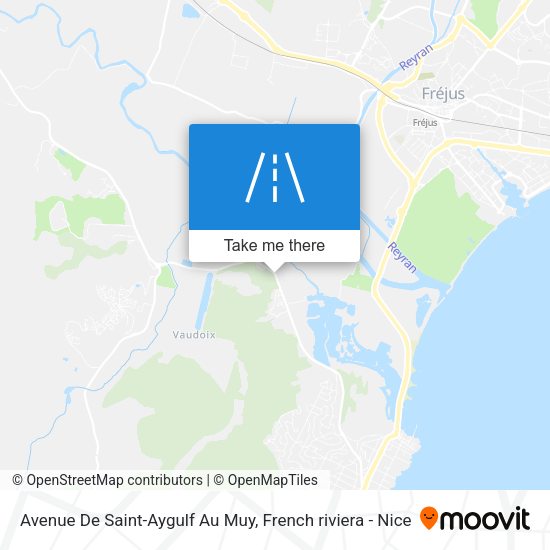 Avenue De Saint-Aygulf Au Muy map