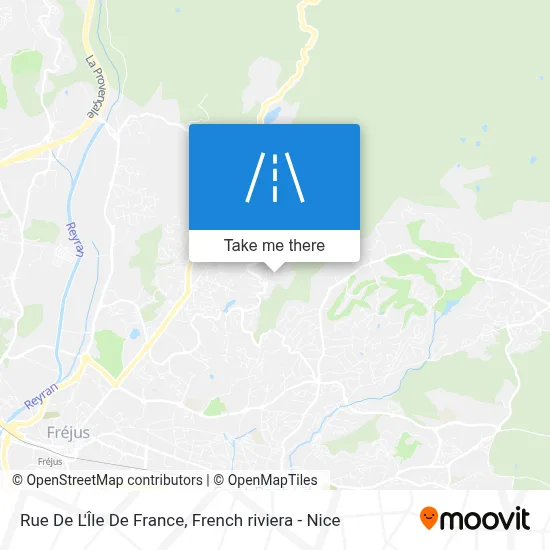 Rue De L'Île De France map