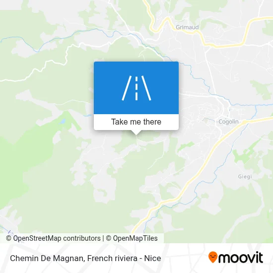 Chemin De Magnan map