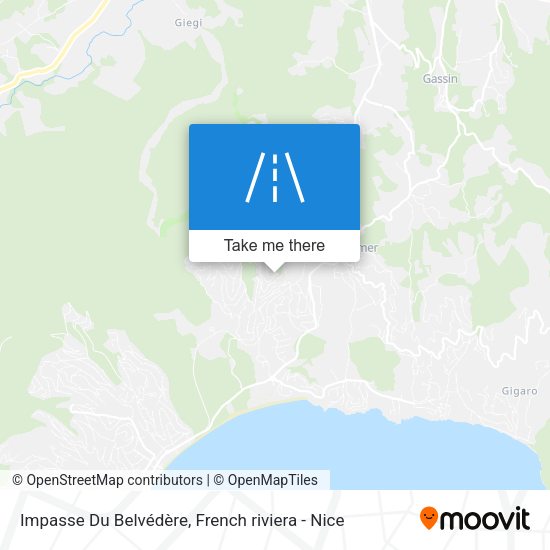 Impasse Du Belvédère map