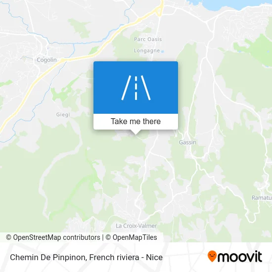 Chemin De Pinpinon map