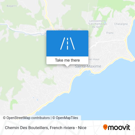 Chemin Des Bouteillers map