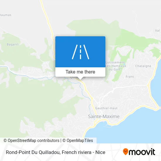 Rond-Point Du Quilladou map