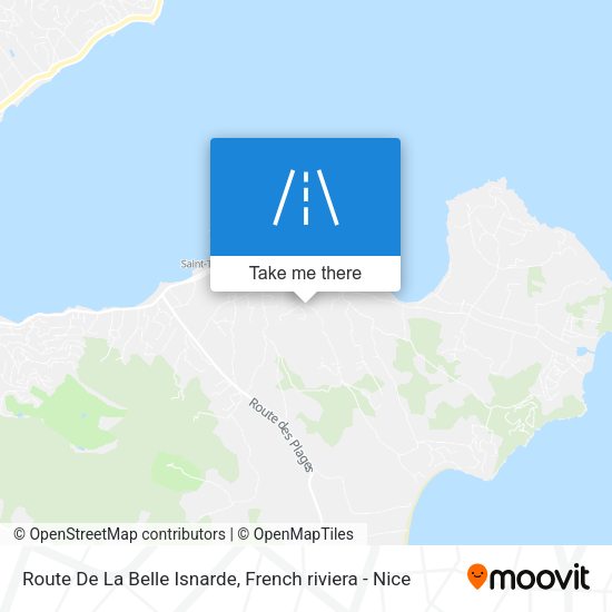 Route De La Belle Isnarde map