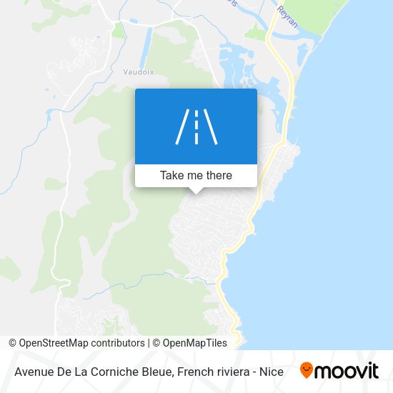 Avenue De La Corniche Bleue map