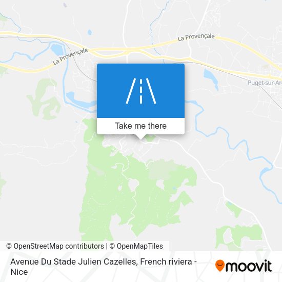 Avenue Du Stade Julien Cazelles map