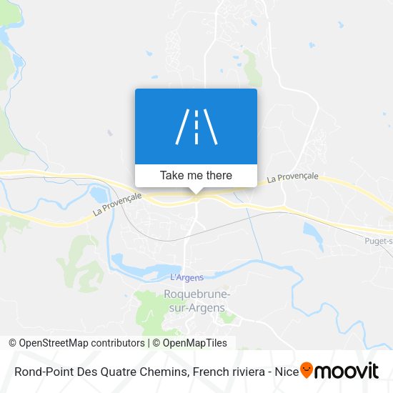Rond-Point Des Quatre Chemins map