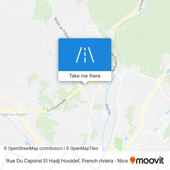 Rue Du Caporal El Hadj Houidef map