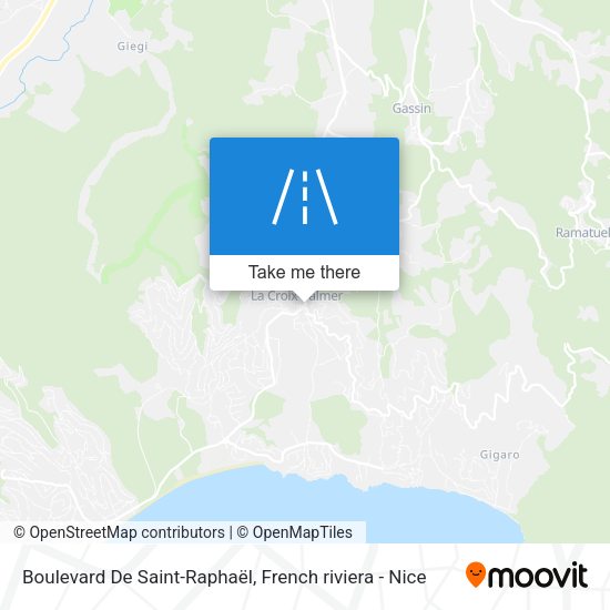 Boulevard De Saint-Raphaël map