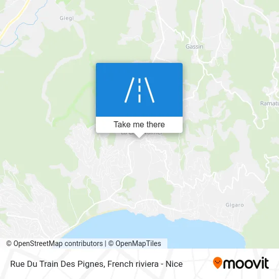 Rue Du Train Des Pignes map