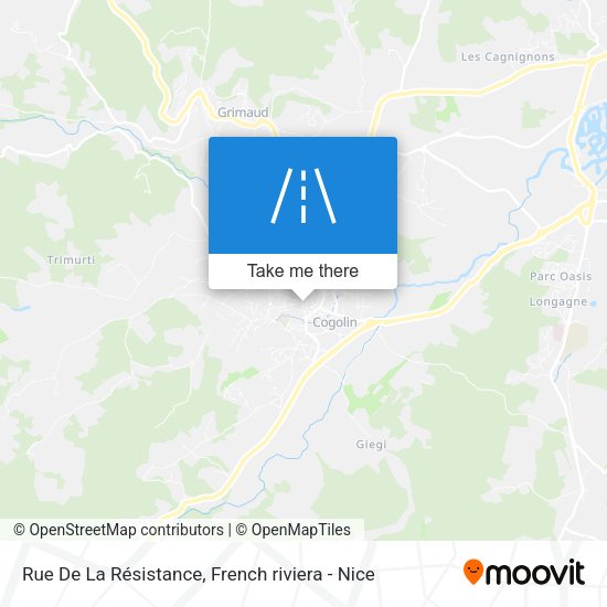 Rue De La Résistance map