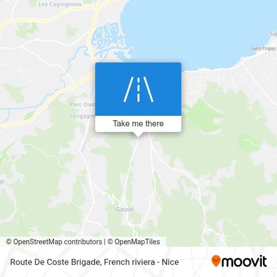 Route De Coste Brigade map