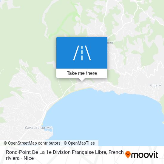 Rond-Point De La 1e Division Française Libre map