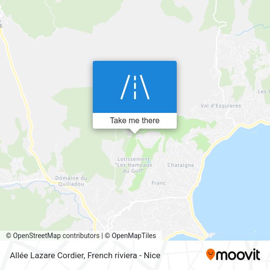 Allée Lazare Cordier map